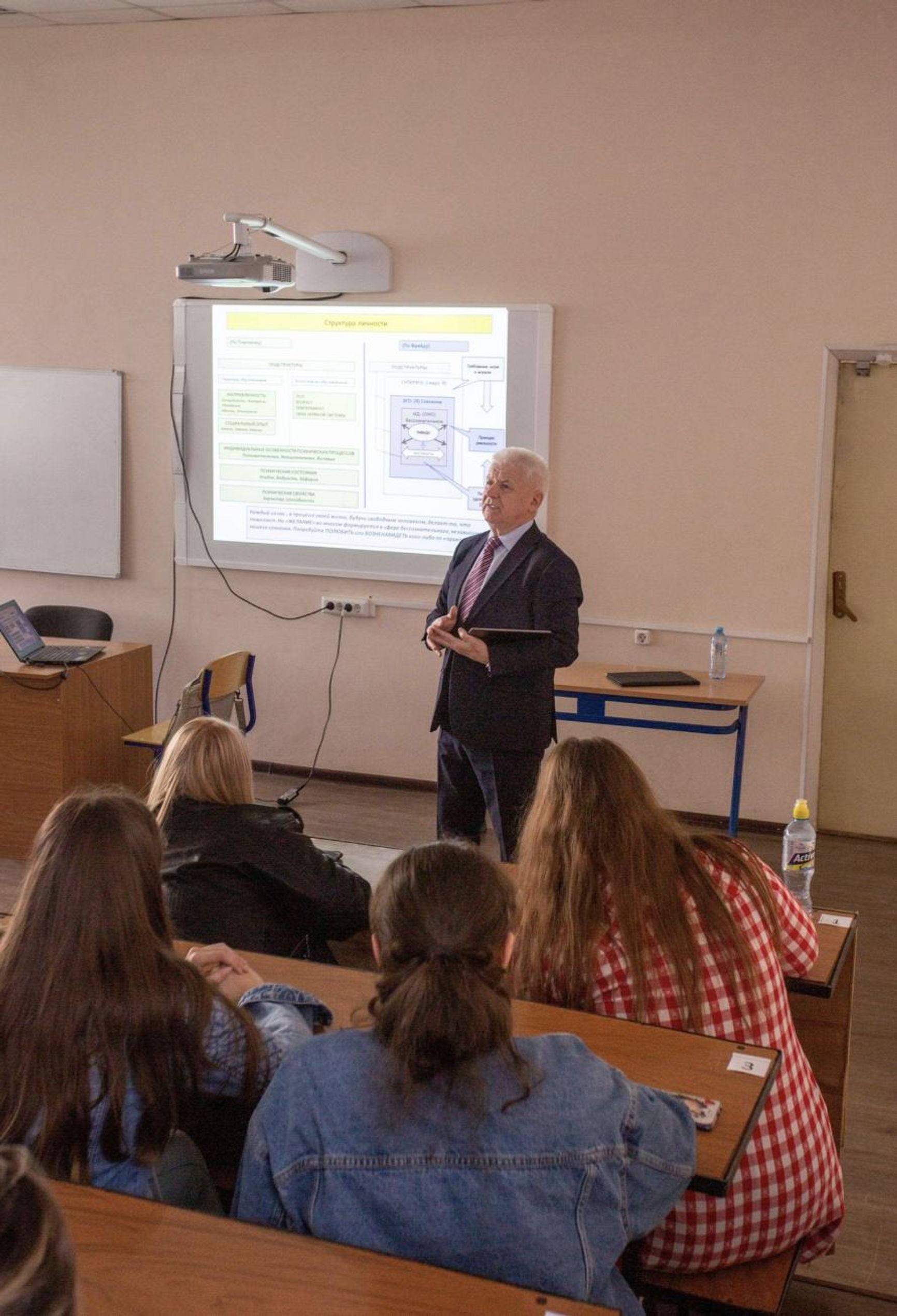 GRU officer Valery Makarchenko as a professor