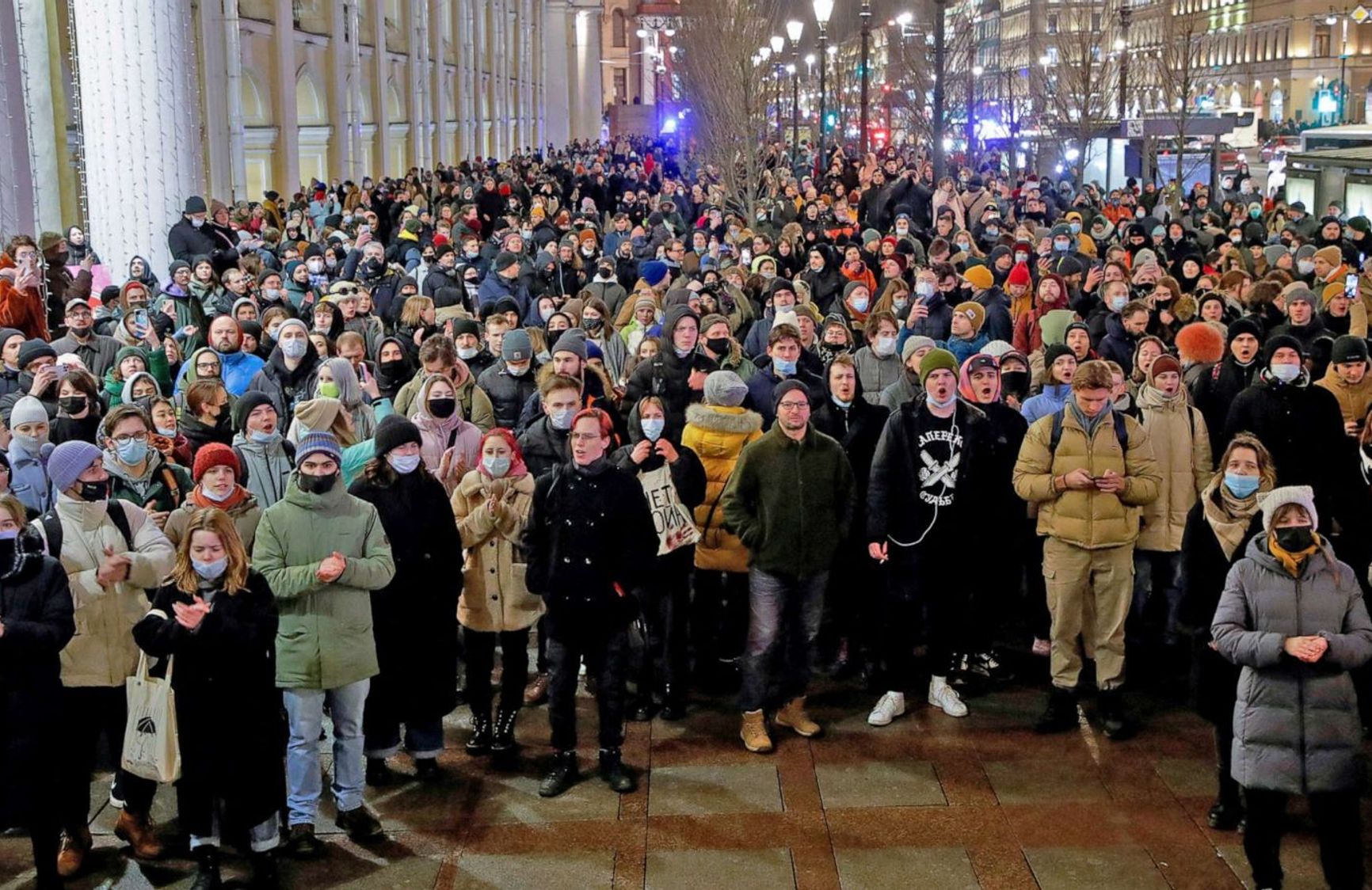 6,835 people had so far been arrested for anti-war demonstrations since Russia invaded Ukraine